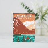Glacier National Park Montana Briefkaart (Staand voorkant)