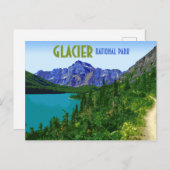 Glacier National Park Montana Briefkaart (Voorkant / Achterkant)