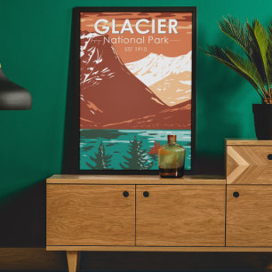 Glacier National Park Montana Poster