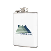 Glacier National Park Mountain Sun Heupfles (Links)