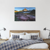 Glacier National Park Mountains Canvas Afdruk (Insitu (Slaapkamer))
