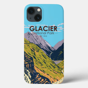 Glacier National Park naar de Sun Road iPhone 13 Hoesje