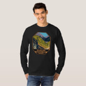 Glacier National Park naar de Sun Road T-shirt (Voorkant volledig)