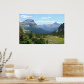 Glacier National Park Northwest Montana Poster (Keuken)