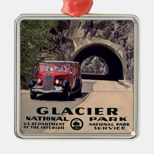  Glacier National Park Ornament (Voorkant)