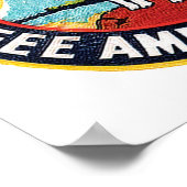 Glacier National Park Poster (Hoek)