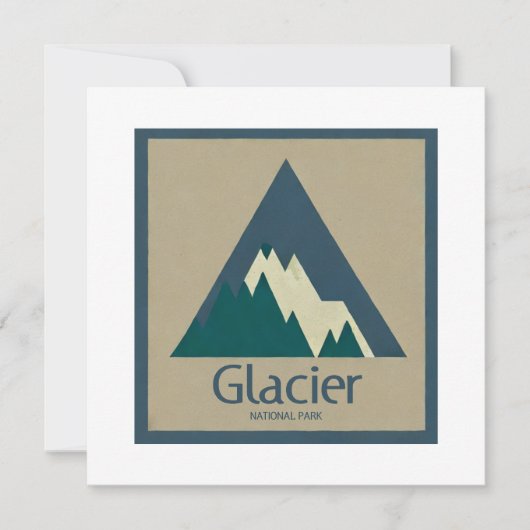 Glacier National Park Rustic (Voorkant)