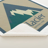Glacier National Park Rustic Sherpa Deken (3/4)
