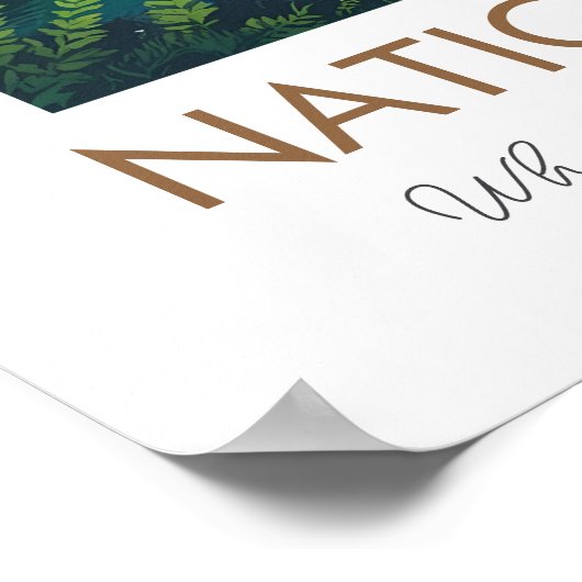 Glacier National Park Scenic Poster (Coin)