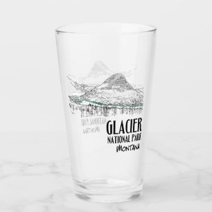 Glacier National Park Verborgen Meer Montana Glas