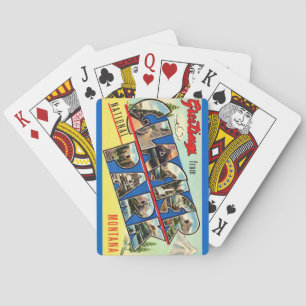 Glacier Park Groeten Briefkaart speelkaarten