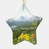 Glacier Park Keramisch Ornament (Links)