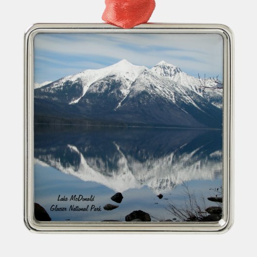 Glacier Park Ornament! Metalen Ornament (Voorkant)
