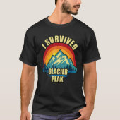Glacier Peak Hiking Mountian Climbing T-shirt (Voorkant)
