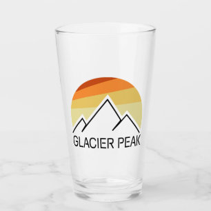 Glacier Peak Washington Retro Glas