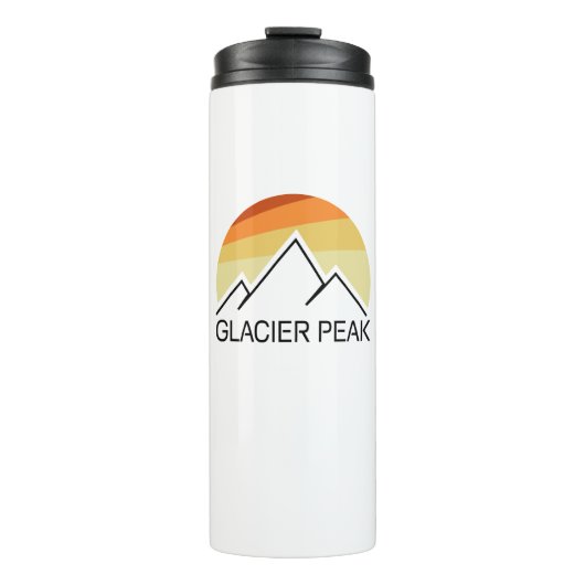 Glacier Peak Washington Retro Thermosbeker (Voorkant)
