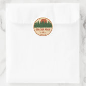 Glacier Peak Wilderness Ronde Sticker (Tas)