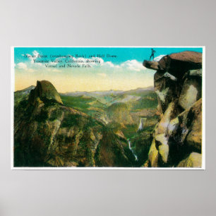 Glacier Point, Half Dome en Yosemite Valley Poster