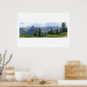 Glacier Point-uitzicht van Half Dome Poster (Keuken)