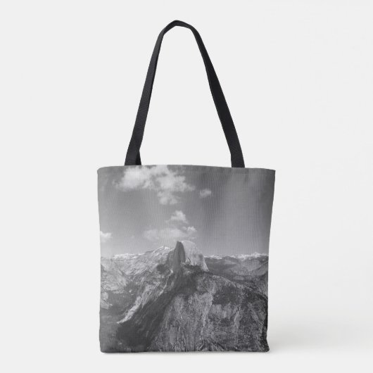 Glacier Point Yosemite Black and White Canvas tas (Achterkant)
