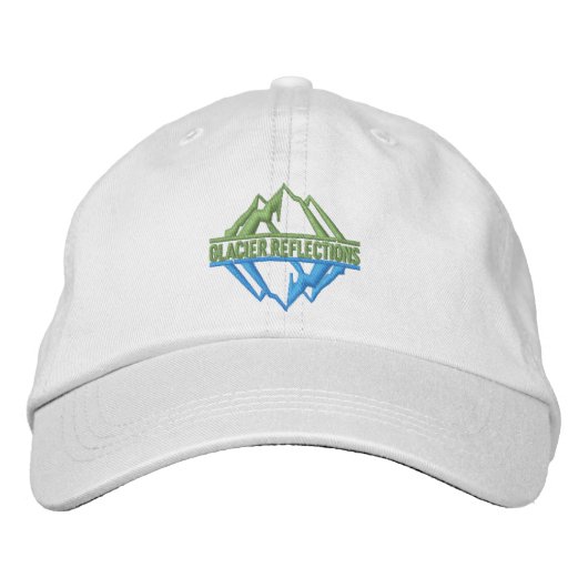Glacier Reflecties Logo Baseball Pet (Voorkant)