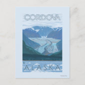Glacier Scene - Cordova, Alaska Briefkaart (Voorkant)