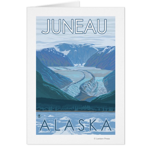 Glacier Scene - Juneau, Alaska (Voorkant)