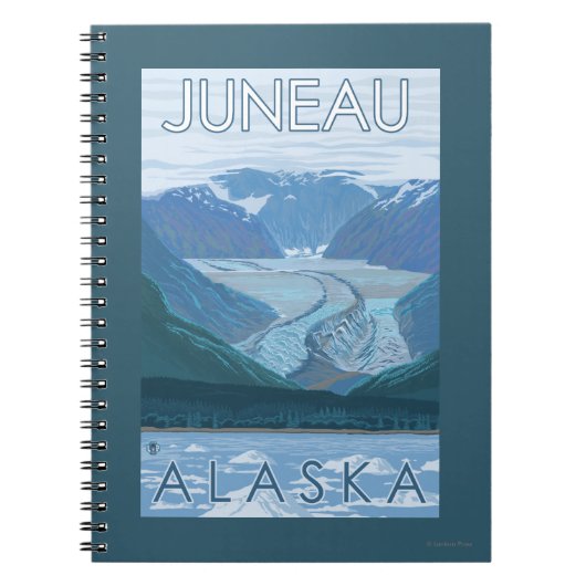Glacier Scene - Juneau, Alaska Notitieboek (Voorkant)