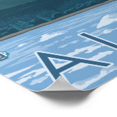 Glacier Scene - Sitka, Alaska Poster (Hoek)