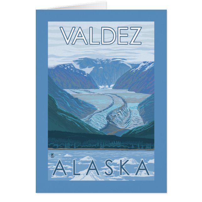 Glacier Scene - Valdez, Alaska (Voorkant)