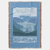 Glacier Scene - Valdez, Alaska Deken (Voorkant Verticaal)
