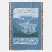Glacier Scene - Valdez, Alaska Deken (Voorkant Verticaal)