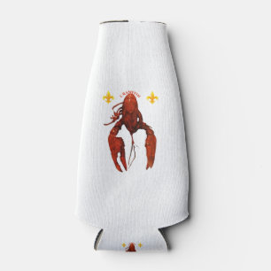 Glacière à la bouteille de poisson-crevette