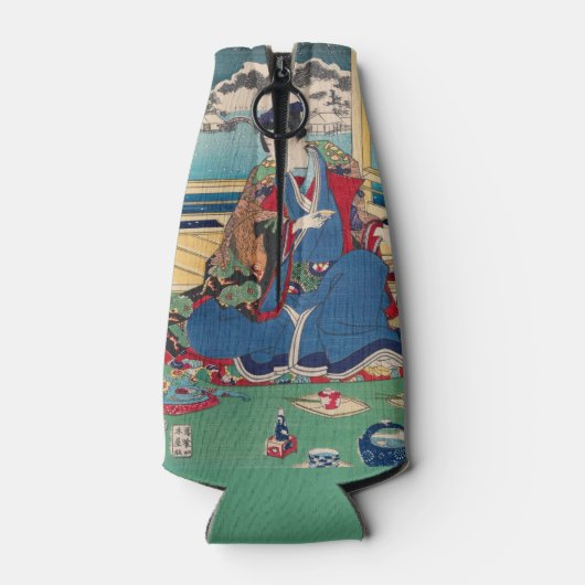 Glacière bouteille d'art japonais (Dos)