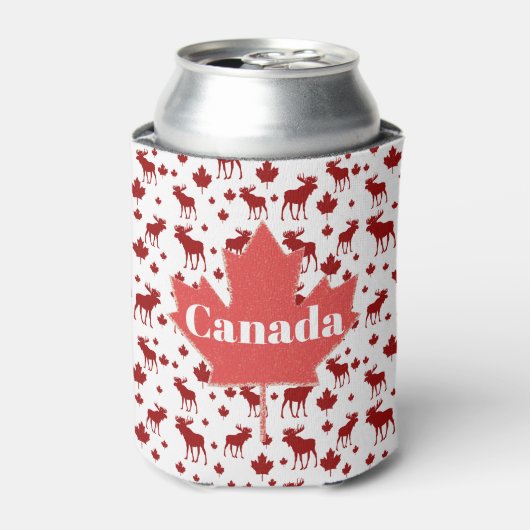Glacière canadien de la bière d'orignal et de feui (Can devant)