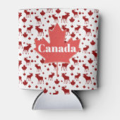 Glacière canadien de la bière d'orignal et de feui (Devant)