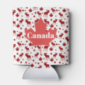 Glacière canadien de la bière d'orignal et de feui (Dos)