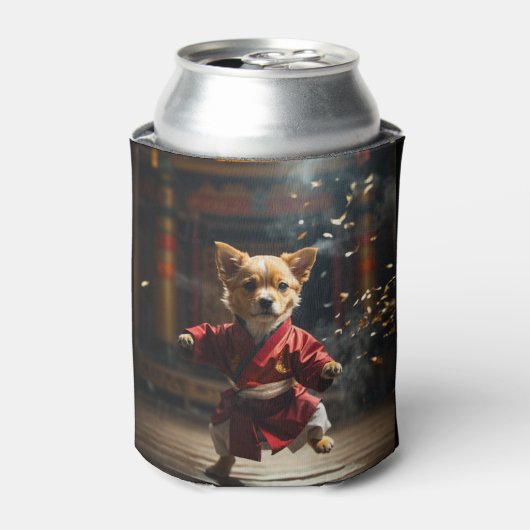 Glacière chiot rouge mignon Kung Fu (Can devant)