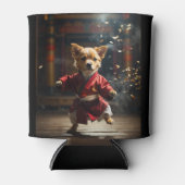 Glacière chiot rouge mignon Kung Fu (Devant)