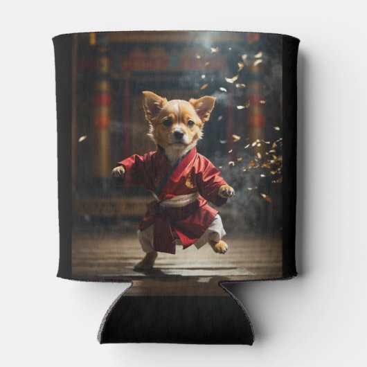 Glacière chiot rouge mignon Kung Fu (Dos)