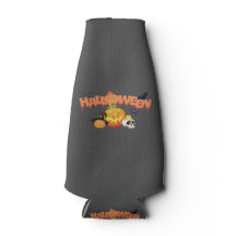 Glacière classique bouteille Halloween avec Zip