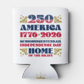 Glacière Commémorative du 250e Anniversaire de l'A (Dos)