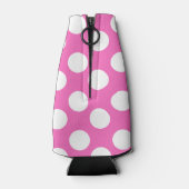 Glacière de bouteille à points Polka personnalisée (Dos)