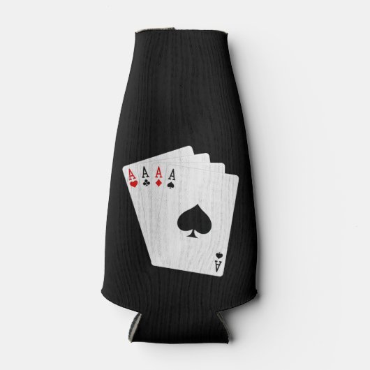 Glacière de bouteille à quatre as (Devant)