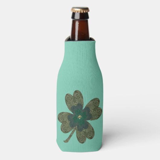 Glacière de bouteille à quatre feuilles (Bottle Devant)