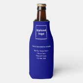 Glacière de bouteille bleue de marque commerciale (Bottle Devant)