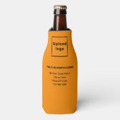 Glacière de bouteille couleur orange de marque com (Bottle Devant)