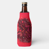 Glacière De Bouteille Courir Dans La Nuit Rouge ét (Bottle Devant)