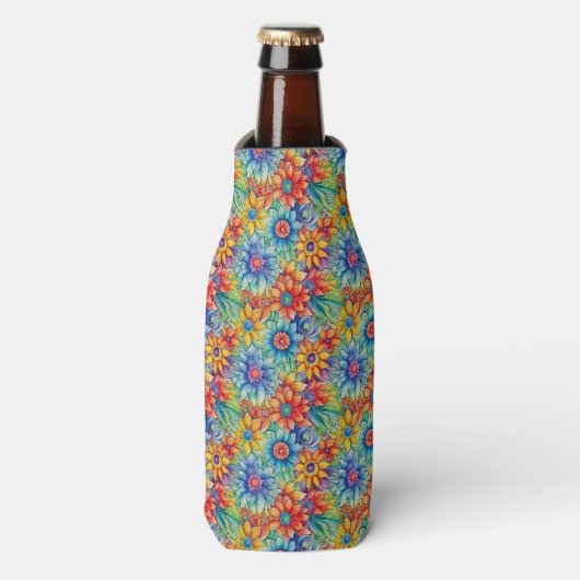 Glacière de bouteille d'art hippie (Bottle Devant)
