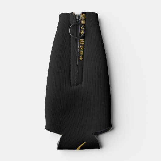 Glacière de bouteille de basse en or (Dos)